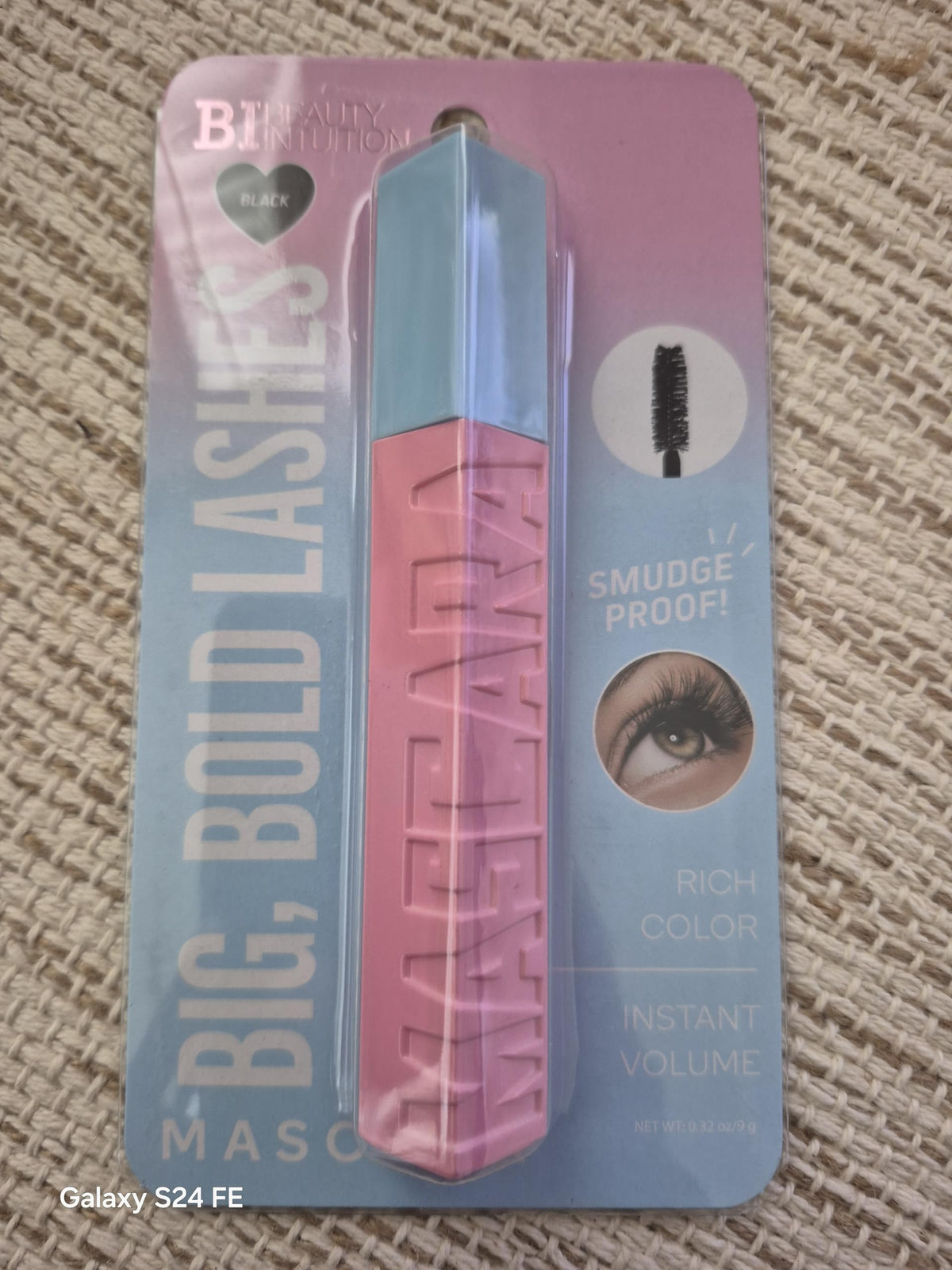 Beauty Intuition Big, Bold Lashes Mascara, Black, Smudge Proof, Instant Volume, Rich Color
