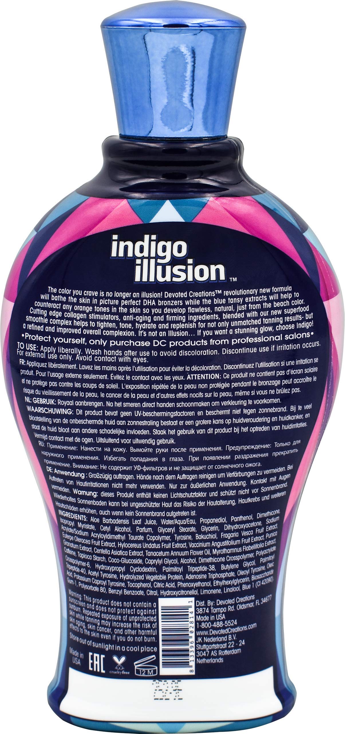 Devoted Creations Indigo Illusion Dark Tanning Lotion 12.25 oz Beauty & Personal Care Devoted Creations
