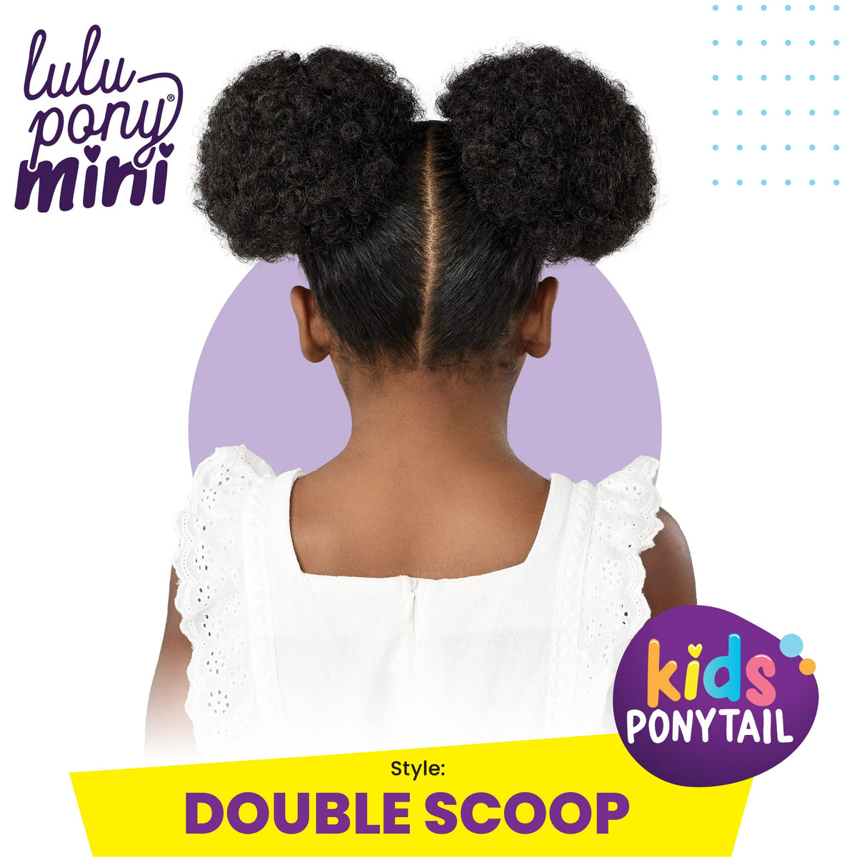 Sensationnel Lulupony Mini-Double Scoop,4 MEDBROWN