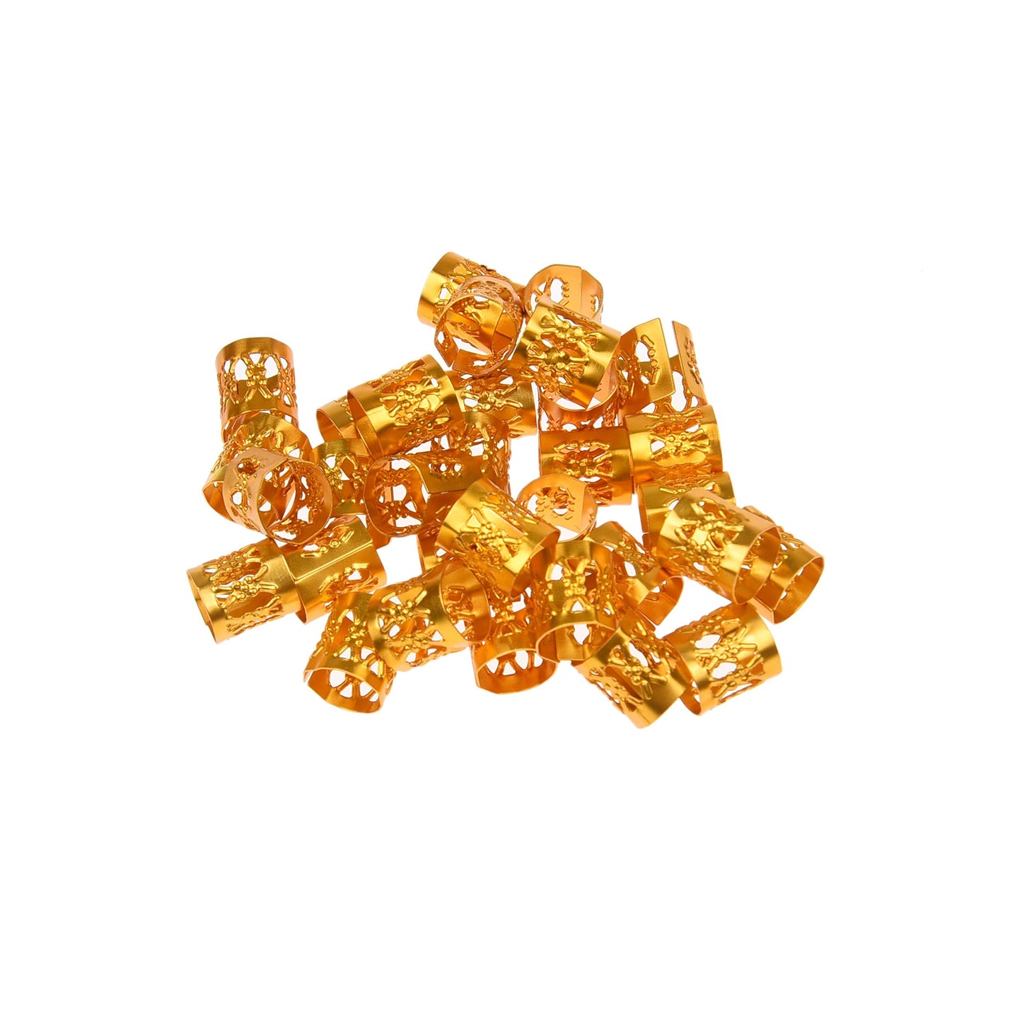hair braid cuff gold and silver 200pcs - Kare & Kind 200x Aluminum Hair Cuffs Beauty & Personal Care Kare & Kind