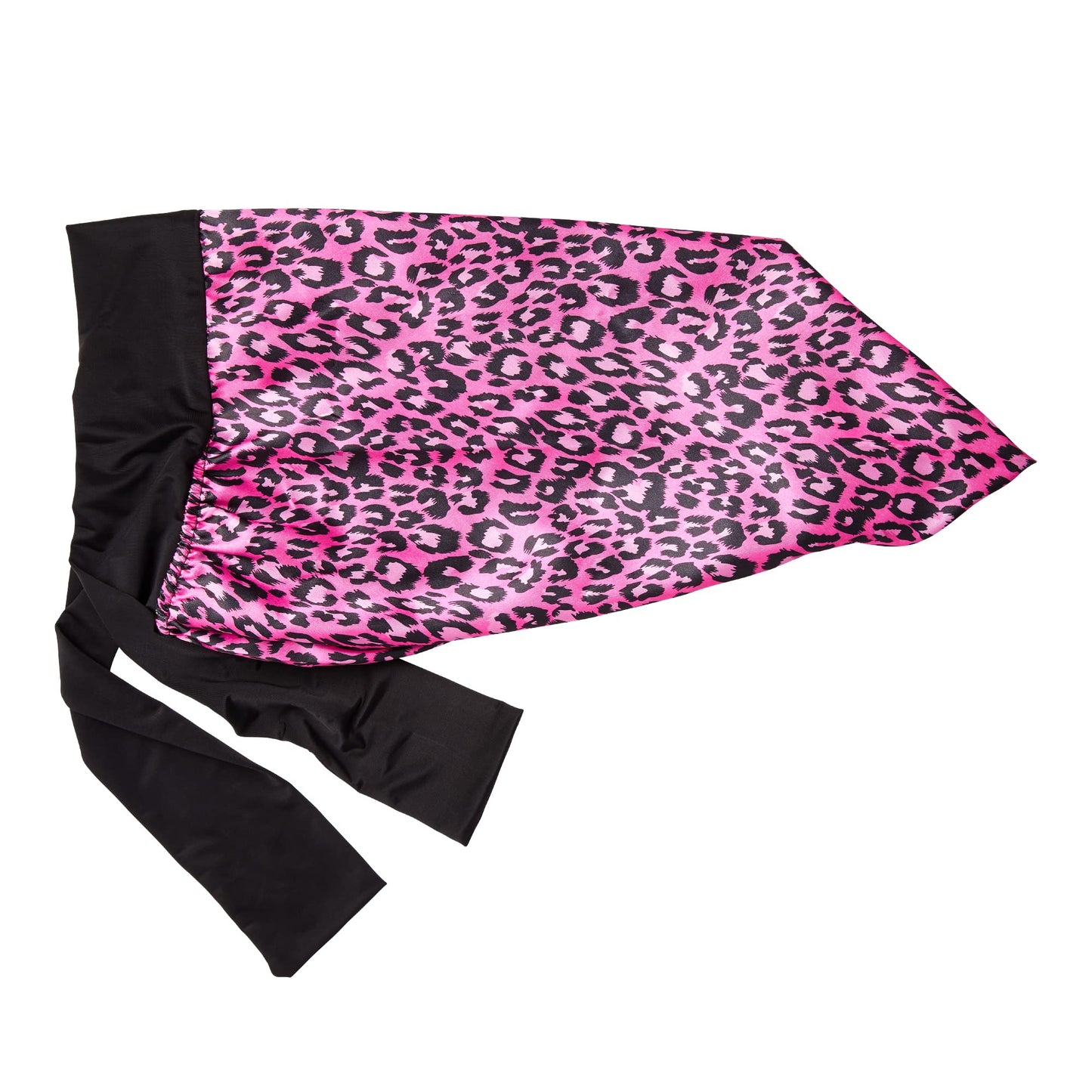 Red by Kiss Kids Satin Braid Bonnet, Comfy Wide Band for Long Hair, Long Braids (Pink Leopard) Beauty and Personal Care Red by Kiss