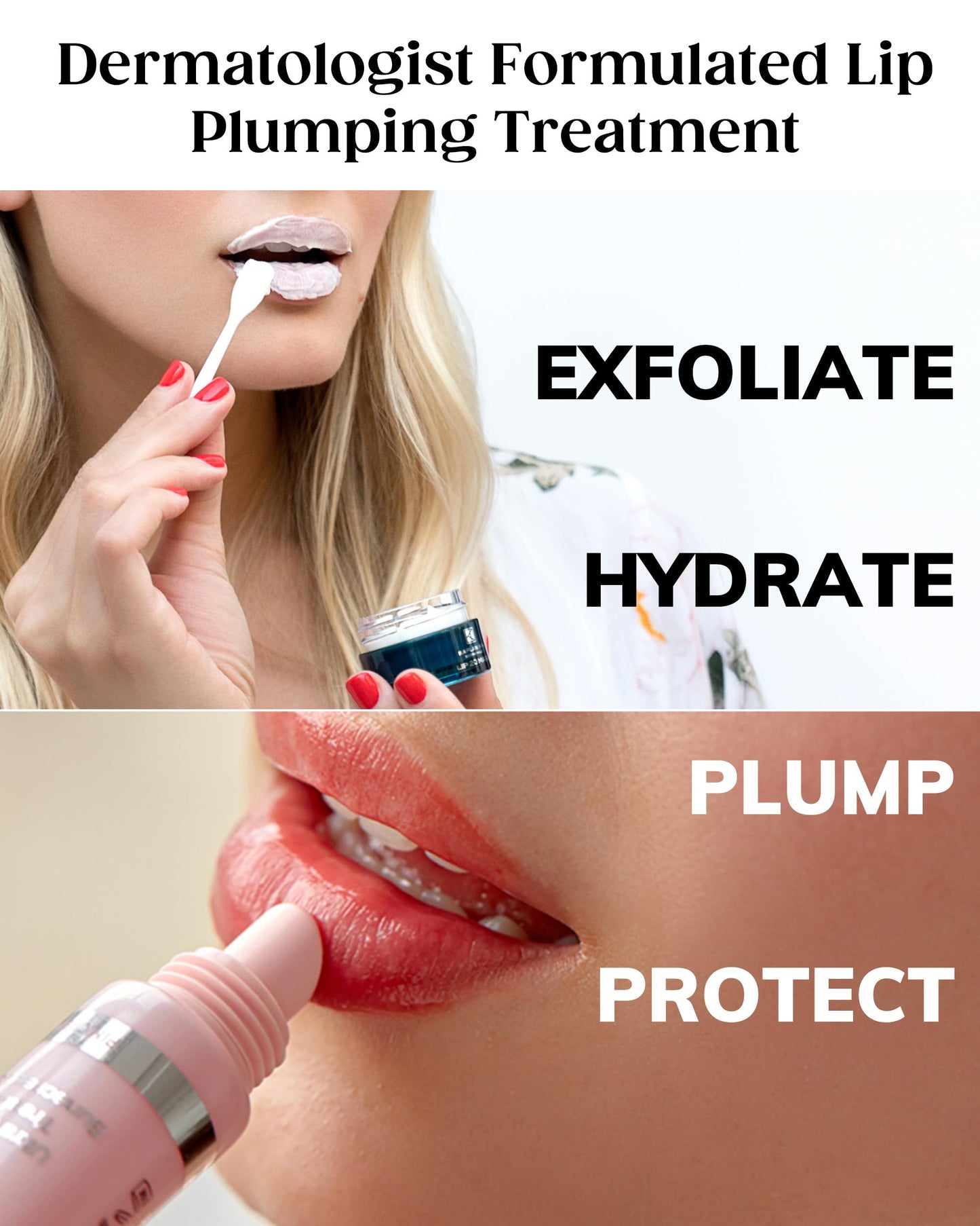 KAPLAN MD Perfect Pout Duo Lip Mask (0.5 oz.) & Lip Balm 0.17 oz. - Complete Anti-Aging Skin Care for Lips Beauty & Personal Care KAPLAN MD