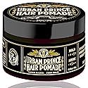 BushKlawz Urban Prince Hair Pomade Water Based Firm Strong Hold Easy to Wash Out Gel Type for Tight Styles Men's Styling Product Barber Approved 115g Beauty & Personal Care BushKlawz