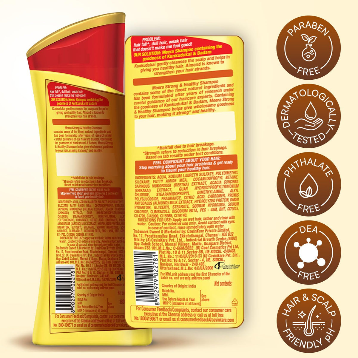 Meera Strong & Healthy Shampoo, 180ml