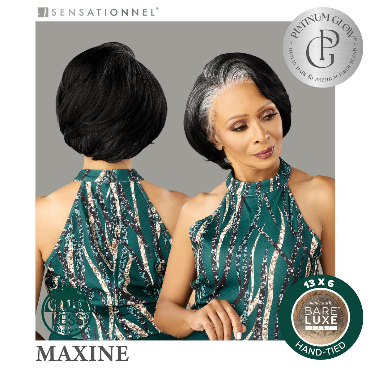 Sensationnel Platinum Glow 13x6 Wig-Maxine, LUXEBLONDE