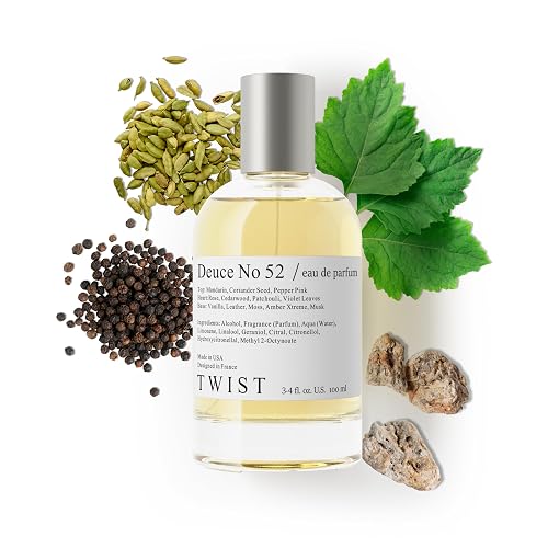 Twist - Deuce No. 52 - Eau De Parfum Inspired by Tuxedo Vest, Long-Lasting Perfume for Women & Men, Paraben Free, Vegan, Clean Ingredients, Unisex Beauty & Personal Care HOUSE OF TWIST