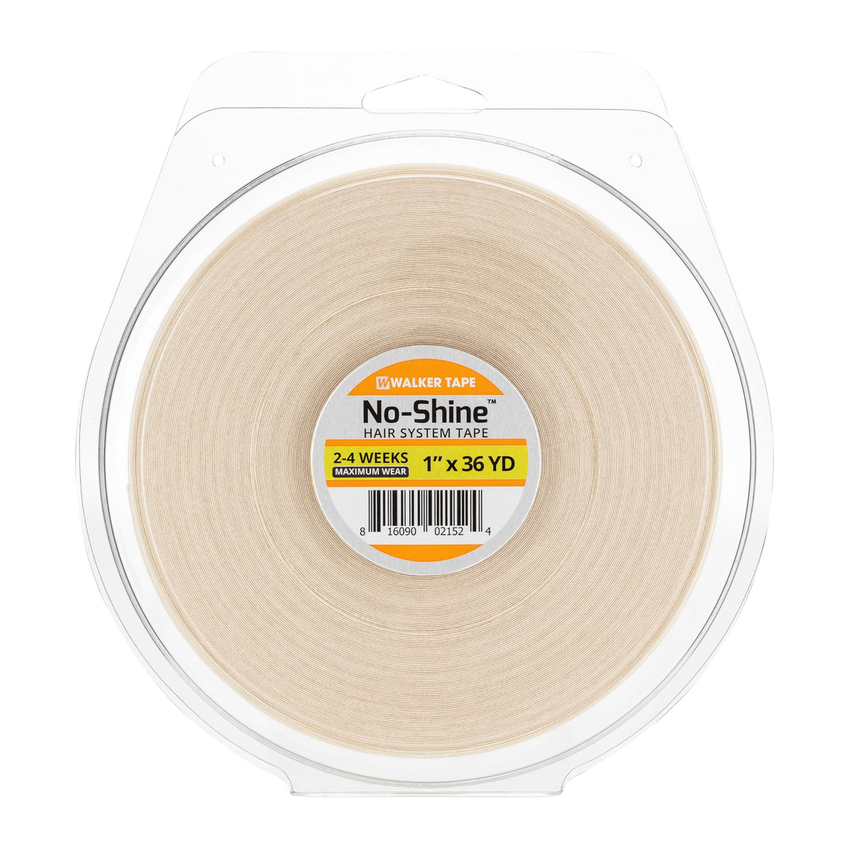 Walker Tape No-Shine Hair System Tape Roll 1" x 36 Yards, Hypoallergenic Double Sided Wig Tape for Lace Systems, Toupees, and Tape in Hair Extensions