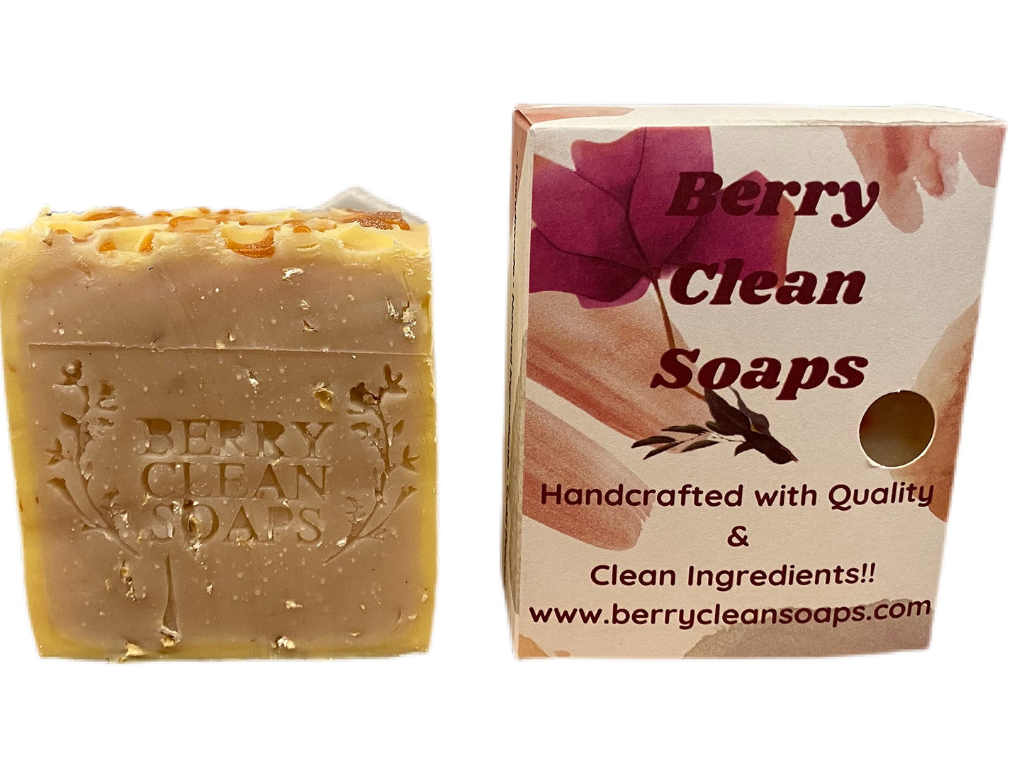 Bar Soap Honeycomb Oatmeal Milk & Honey Beauty & Personal Care Berry Clean Soaps