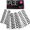 Eliace Eyelashes, (50 Pairs,5 Styles) Luxurious Faux Mink Lashes Natural Look Wispy Fluffy Handmade Cat Eye False Lash Pack, False Eyelashes Set, Fake Beauty & Personal Care Eliace