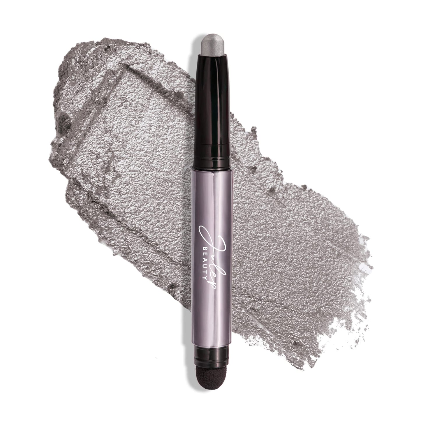 Julep Eyeshadow 101 Cream-to-Powder Waterproof Shadow Stick - Rainstorm Shimmer - Long-Lasting, Crease-Proof, Deep Silver Shimmer Cream Eyeshadow Beauty & Personal Care Julep