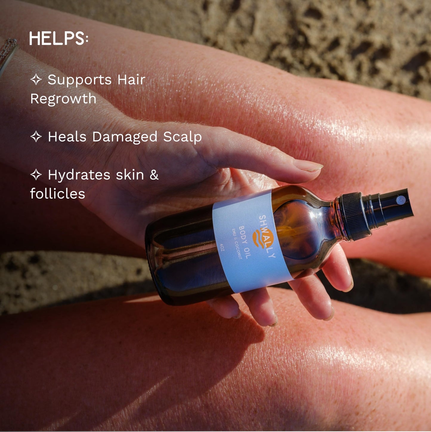 Nourish & Protect Hair & Body Oil Serum - Pure Emu, Rosemary, Macadamia, Castor, Coconut & Olive Oils For Hair Growth, Strengthening, Split Ends & Dry Beauty & Personal Care Shwally