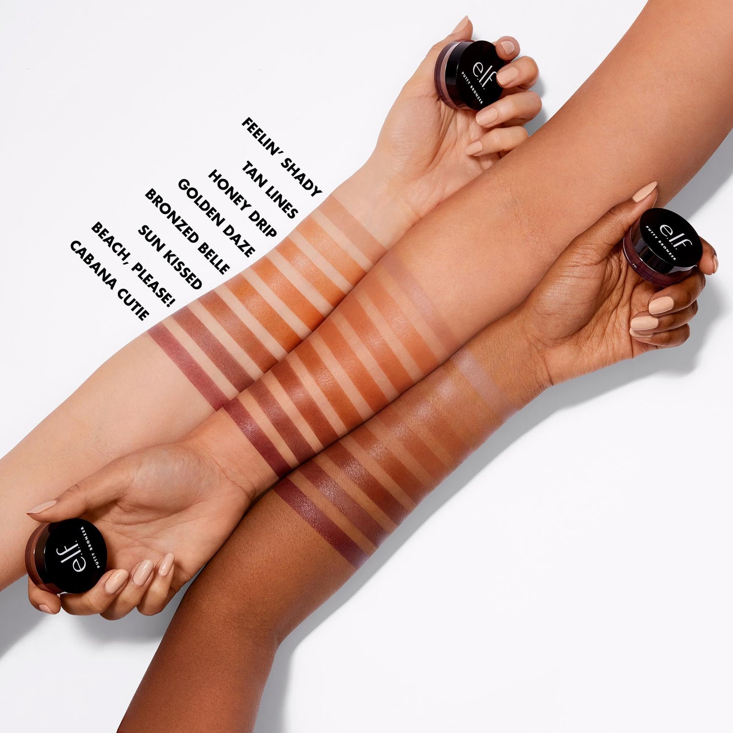 e.l.f. Putty Bronzer, Creamy & Highly Pigmented Formula, Creates a Long-Lasting Bronzed Glow, Infused with Argan Oil & Vitamin E, Tan Lines, 0.35 Oz Beauty & Personal Care e.l.f.