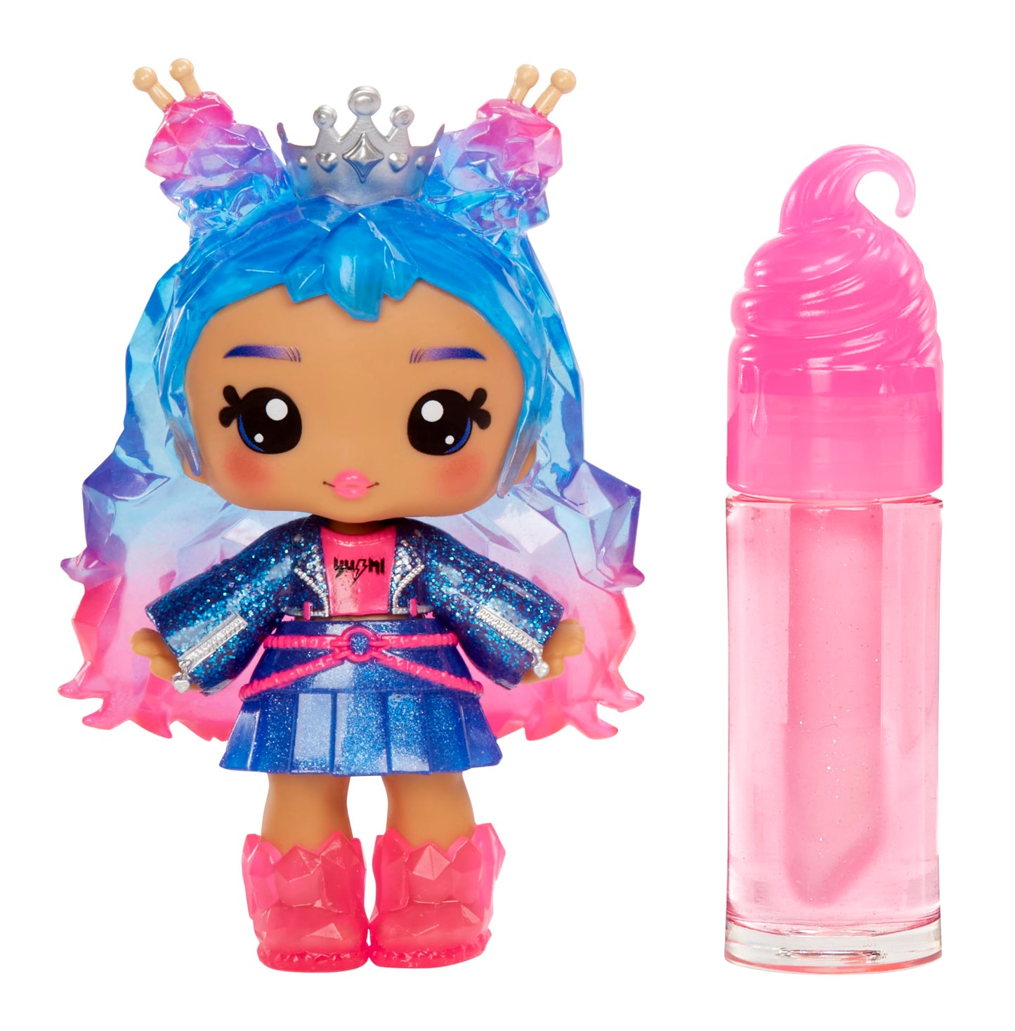 Yummiland Lip Gloss Doll - Roxie Crystal Candy, with DIY Lip Gloss Kit, Ages 4+ Beauty & Personal Care Yummiland