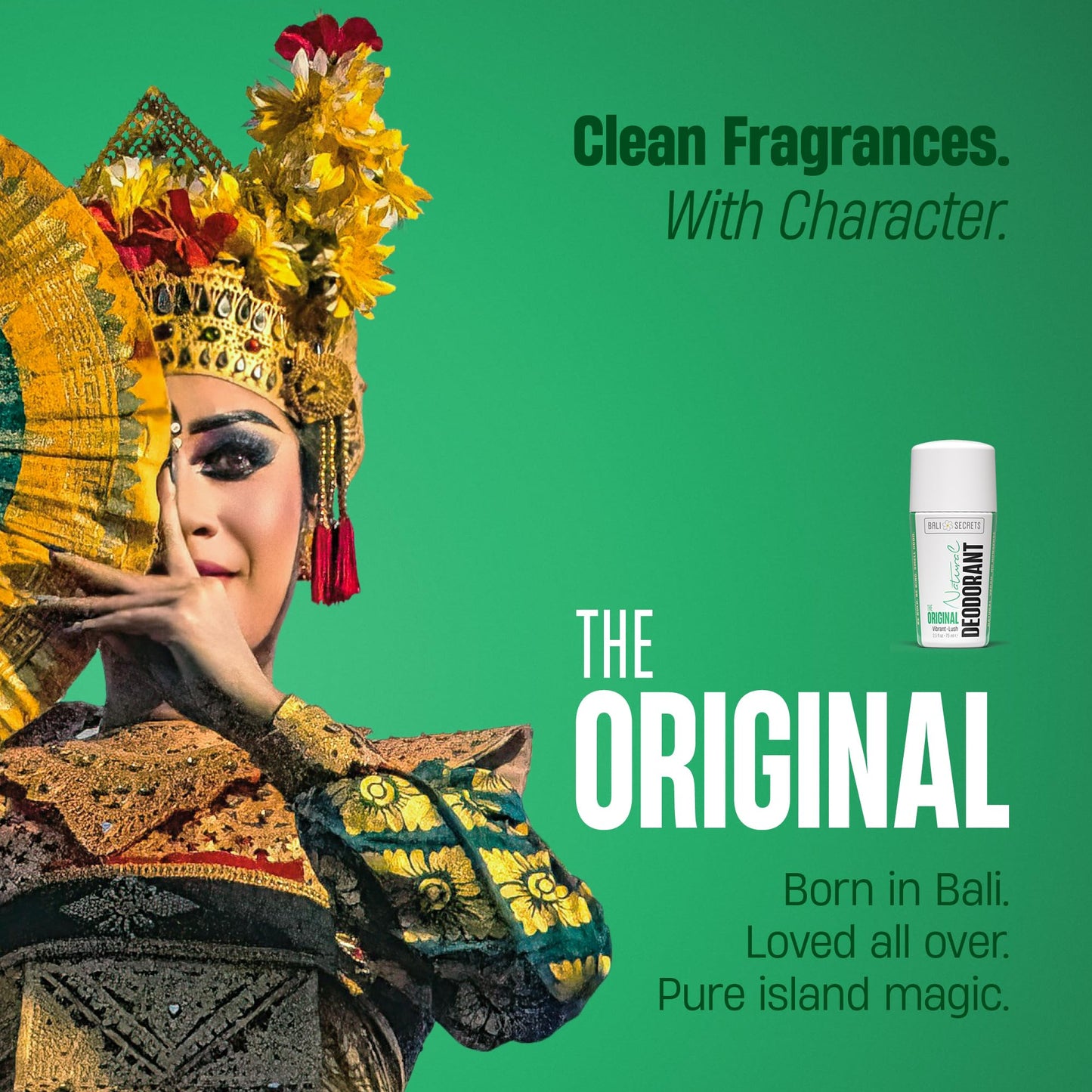 Bali Secrets Natural Deodorant for Women & Men. Nonsense Free. Clean Formula for Sensitive Skin. Strong & Reliable Odor Protection Beauty & Personal Care Bali Secrets
