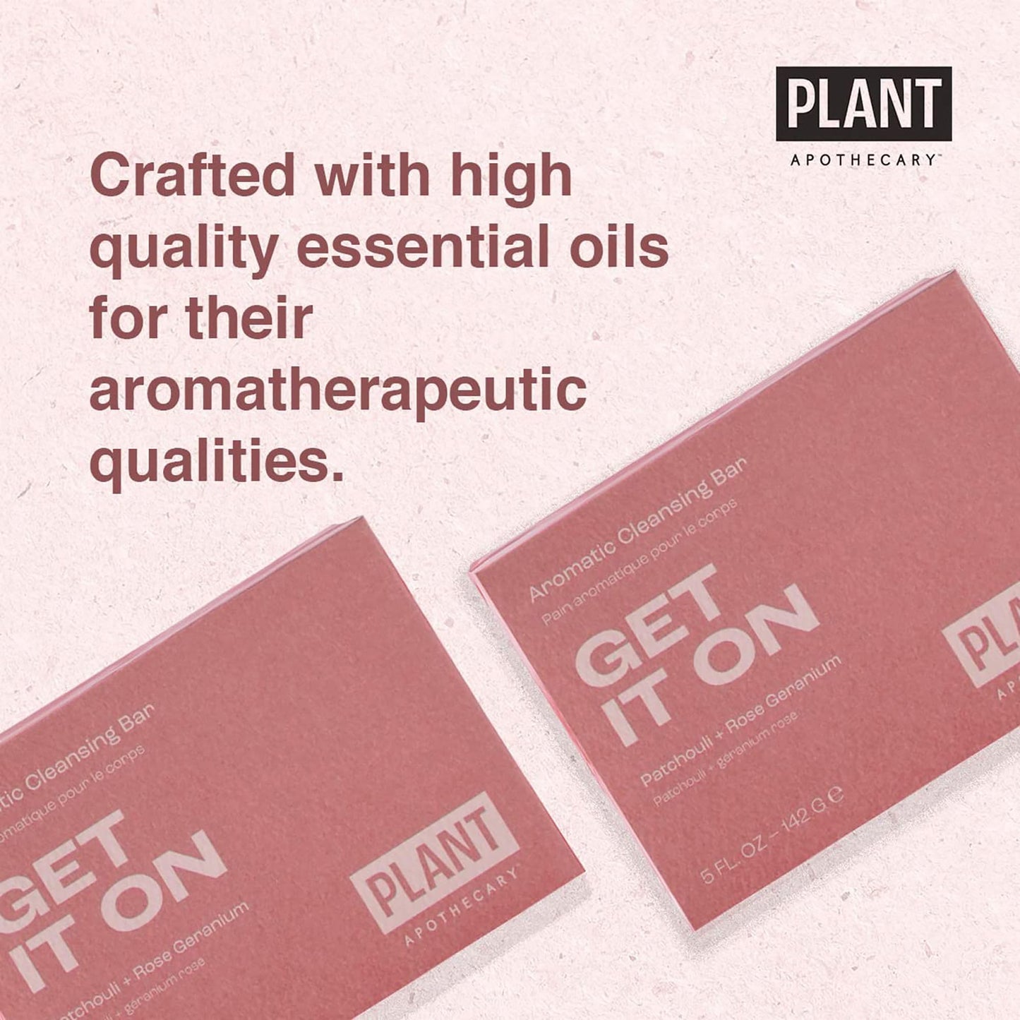 Plant Apothecary Get It On Vegan Soap with Patchouli - Aromatic Vegan Soap with Moisturizing Shea Butter and Jojoba Oil for Dry Skin - 5 oz Beauty & Personal Care plant apothecary