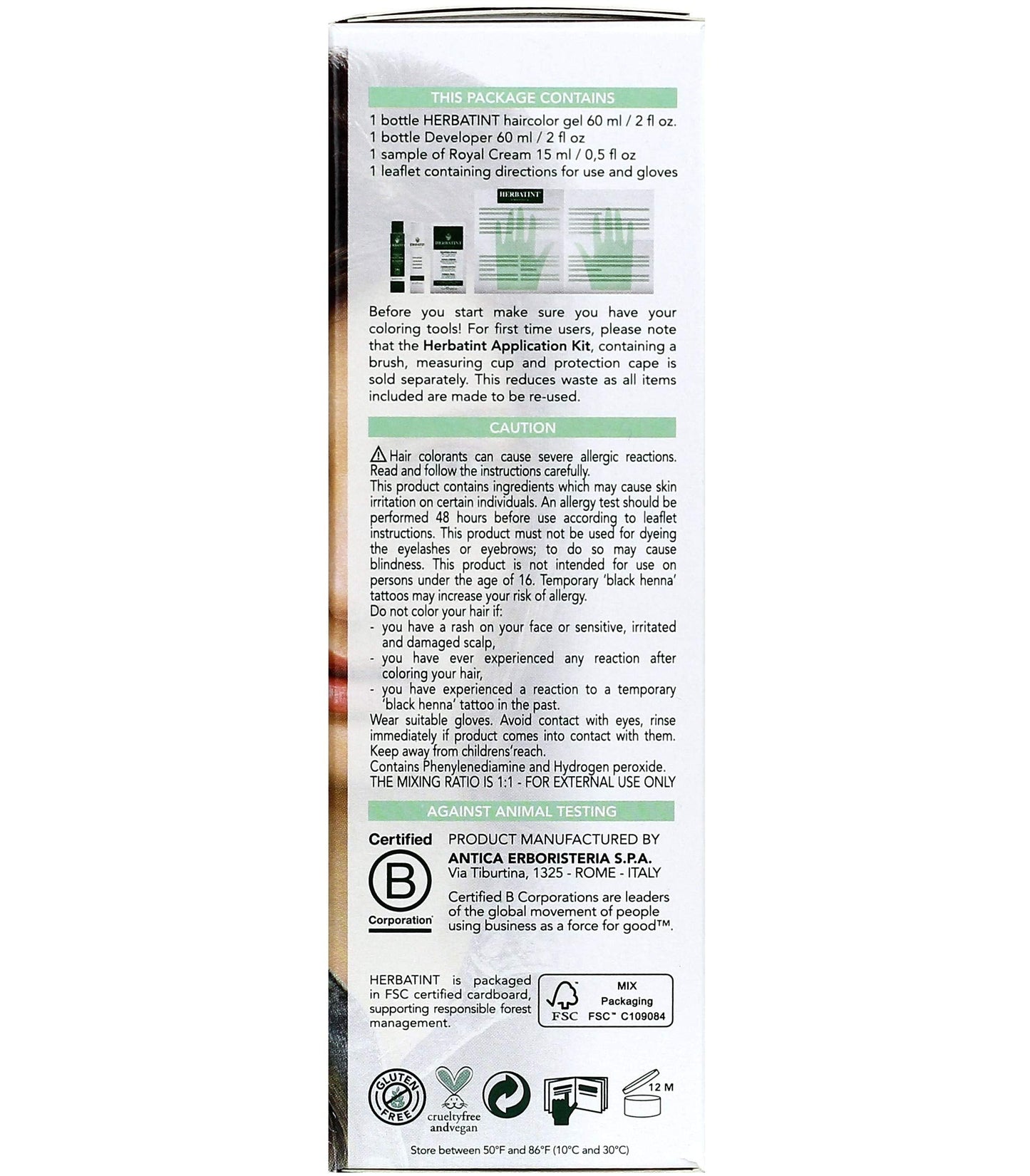 Herbatint Haircolor Gel, 7C Ash Blonde, 4.56 Fluid Ounce Beauty & Personal Care Herbatint