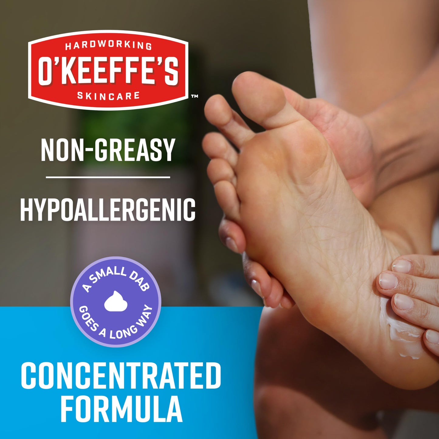 O'Keeffe's for Healthy Feet Night Treatment Foot Cream 3 oz Tube (2 Pack)- Guaranteed Overnight Relief for Extremely Cracked, Dry Feet, Repairing Beauty & Personal Care O'Keeffe's