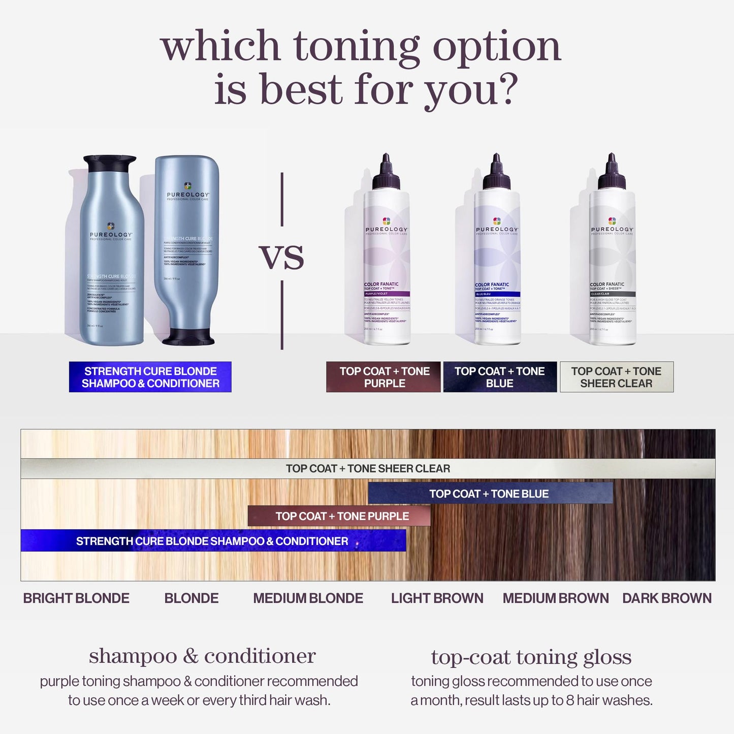 Pureology Color Fanatic Top Coat + Sheer Clear Hair Toner | Hair Gloss Treatment | Clear Hair Glaze for Brunette & Black Hair | 6.7 Fl Oz Beauty & Personal Care Pureology
