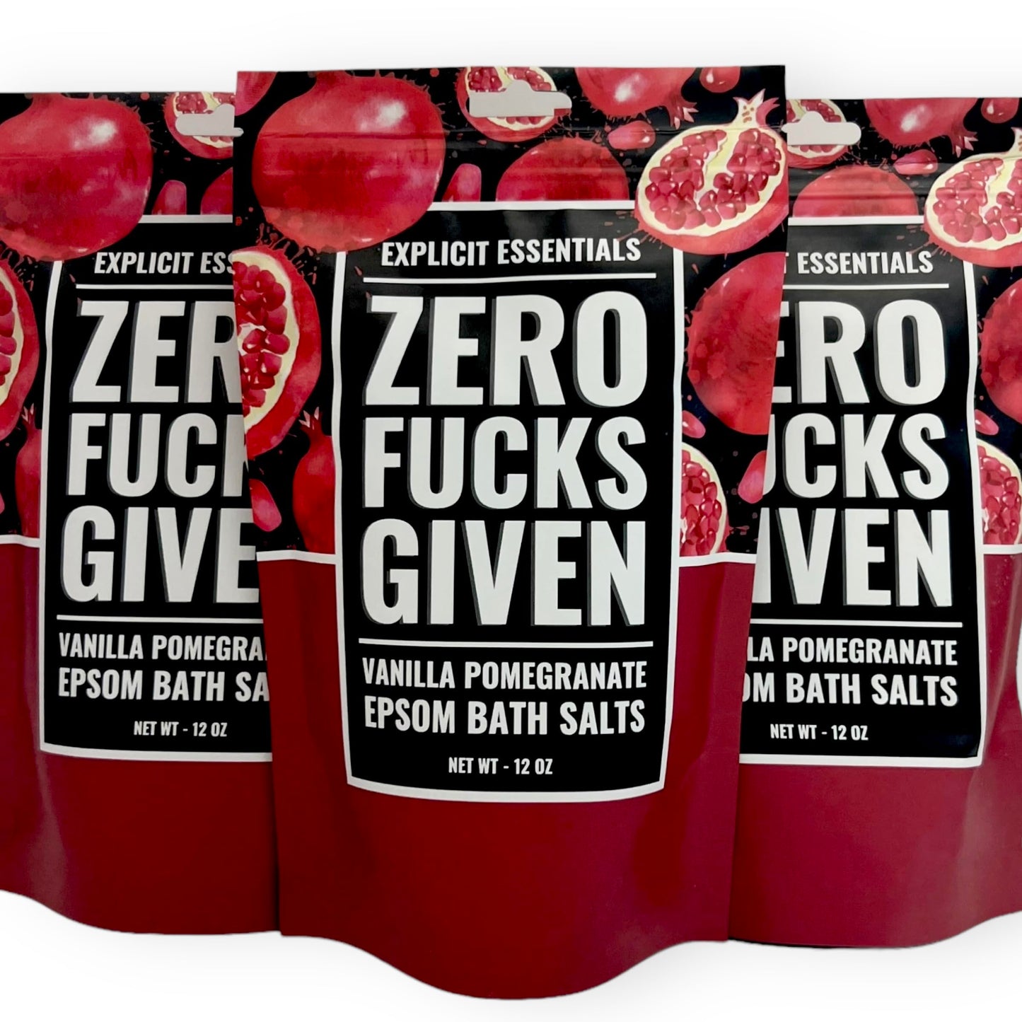 Explicit Essentials Vanilla Pomegranate Epsom Bath Salts, 12 oz Beauty and Personal Care Explicit Essentials
