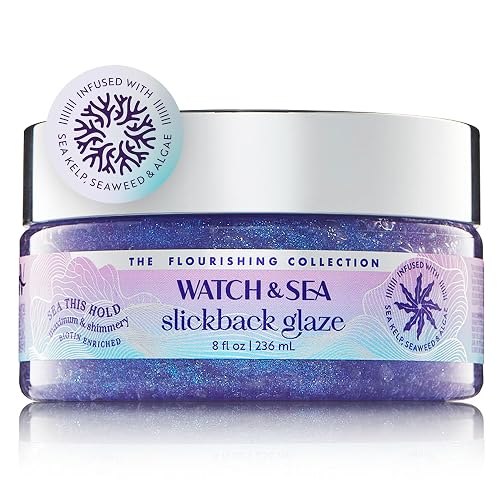 Watch & Sea “SEA THIS HOLD” Slickback Glaze - Slick Back Hair Gel & Edge Control with Seaweed and Sea Kelp - Strong Flexible Hold, Maximum Shine Beauty & Personal Care WATCH & SEA BEAUTY