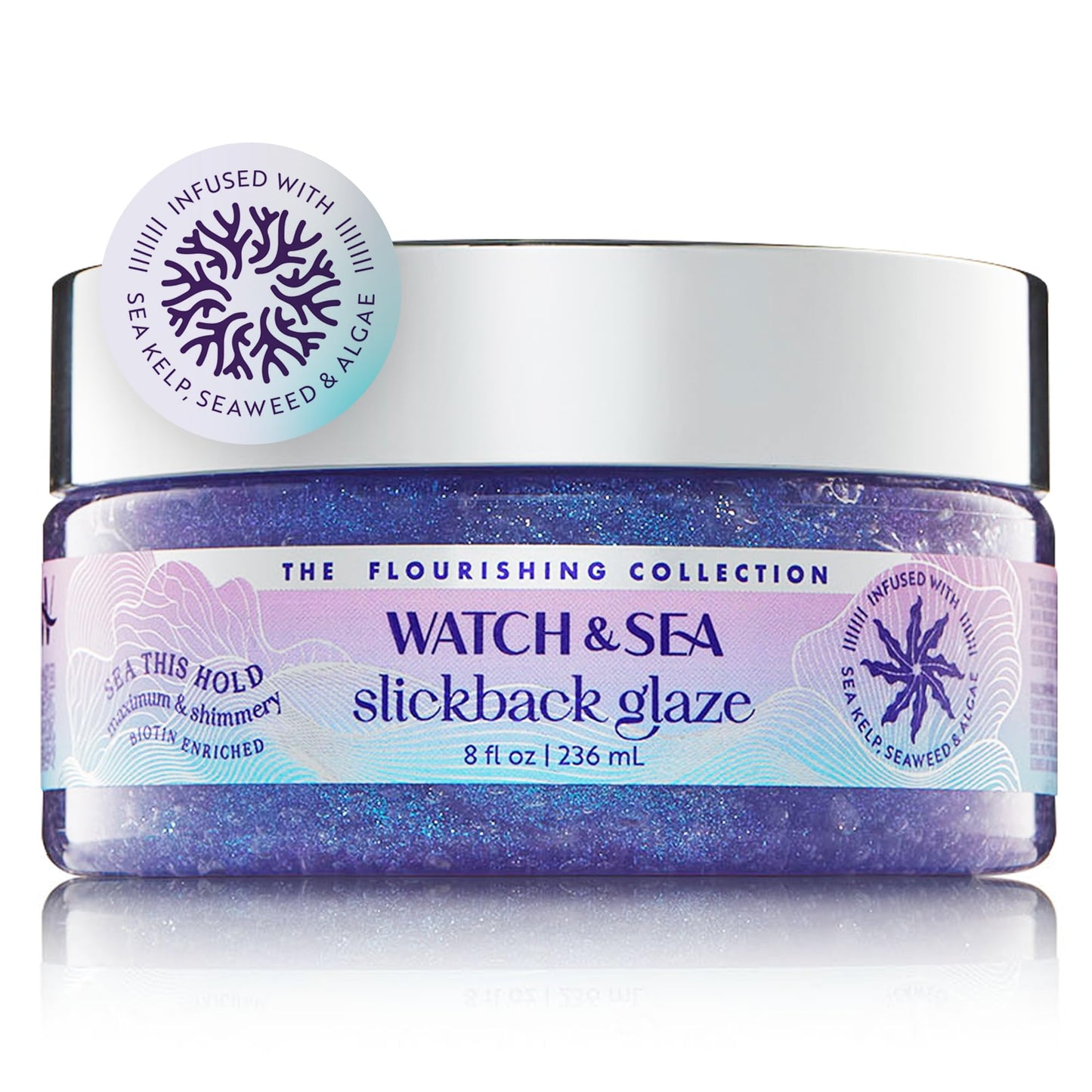 Watch & Sea “SEA THIS HOLD” Slickback Glaze - Slick Back Hair Gel & Edge Control with Seaweed and Sea Kelp - Strong Flexible Hold, Maximum Shine Beauty & Personal Care WATCH & SEA BEAUTY