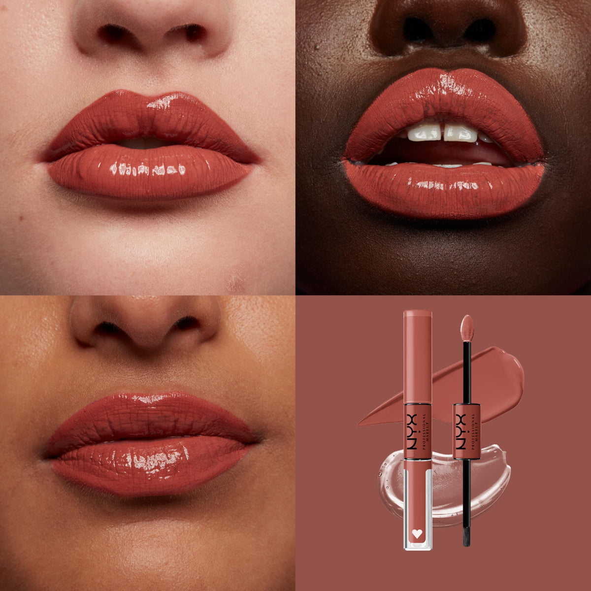 Liquid lipstick NYX Shine Loud 2-in-1 Ambition statement 3,4 ml