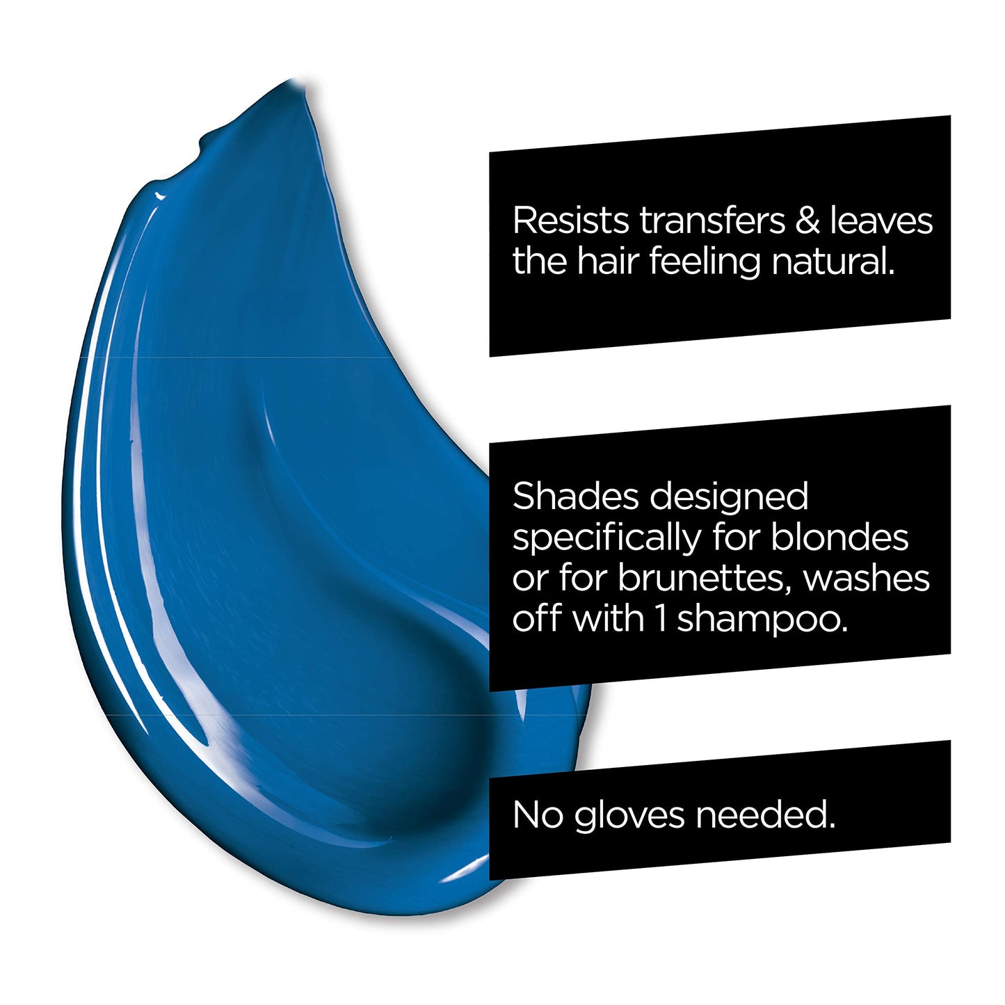 L'Oreal Paris Hair Makeup Temporary 1-Day Hair Color for Brunettes, Blue 60, 1 Fl Oz Beauty & Personal Care L'Oreal Paris