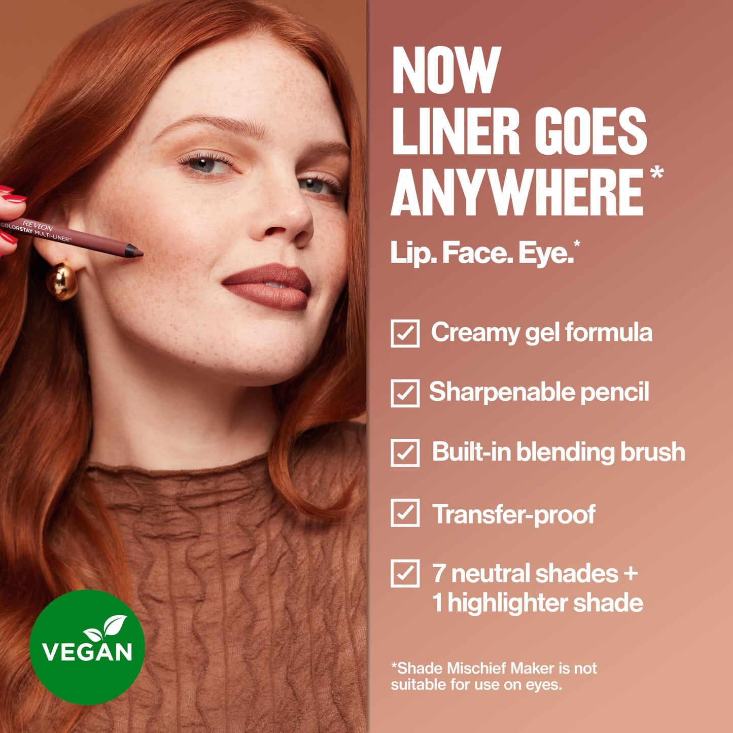 Revlon ColorStay Multi-Liner, Creamy Formula, Multiuse For Lips, Eyes & Face, Precision Brush for Easy Blending, 005 Off Roading Beauty & Personal Care REVLON