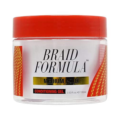 EBIN NEW YORK Braid Formula Conditioning Gel, Medium Hold, 3.53oz | Great for Braiding, Twisting, Edges, No Residue, No Flaking, Strong Hold, High Beauty & Personal Care EBIN NEW YORK