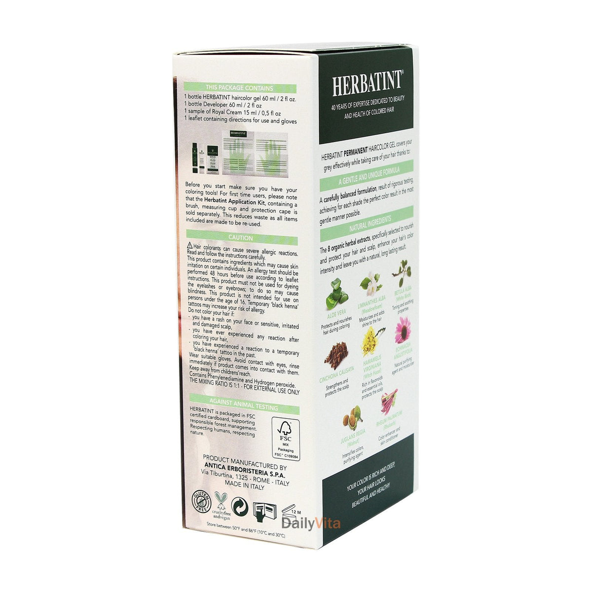 HERBATINT Hair Color,4C,ASH CHESTNT, CT Beauty & Personal Care Herbatint