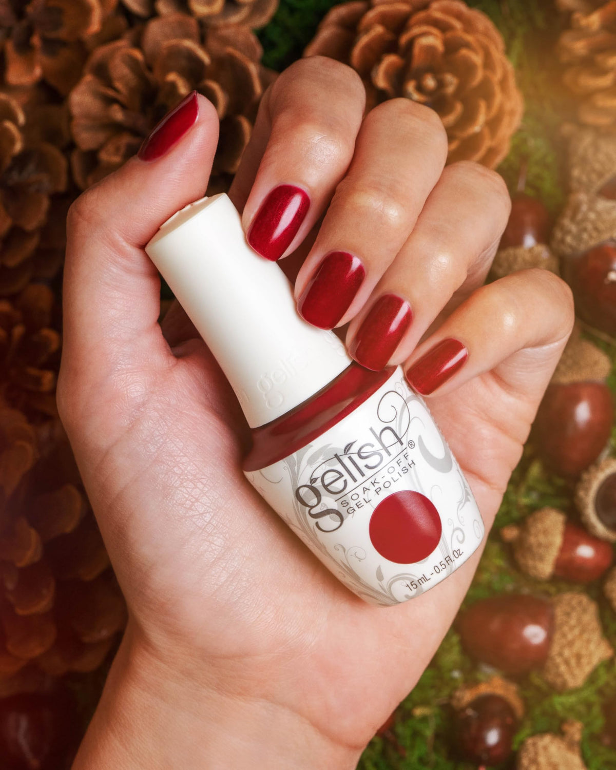 Gelish TPO-Free Soak-Off Gel Nail Polish: I'm So Hot, 15mL