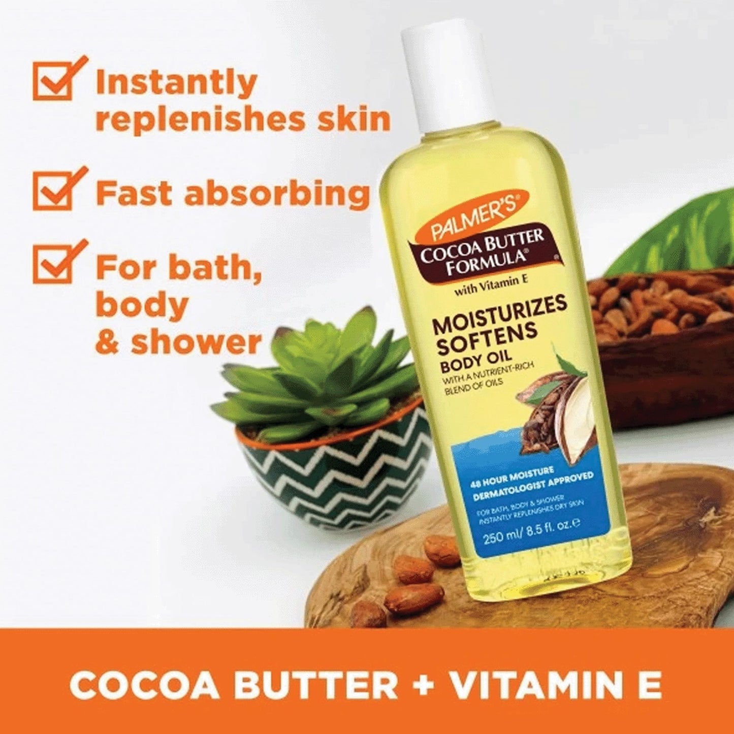 Palmer's Cocoa Butter Formula Body Oil 8.50 oz (Pack of 2) Beauty & Personal Care Palmer's