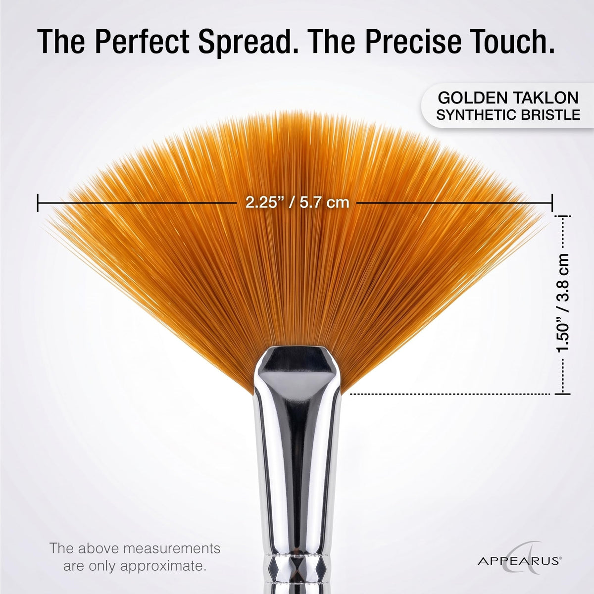 Appearus Taklon Fan Mask Brush Large