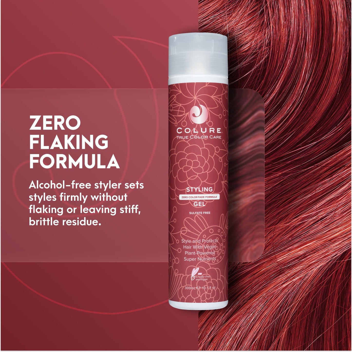 COLURE Styling Gel 10 oz - Versatile Medium Hold Volumizing Hair Gel for Moldable Flexible Professional Styling Beauty & Personal Care COLURE