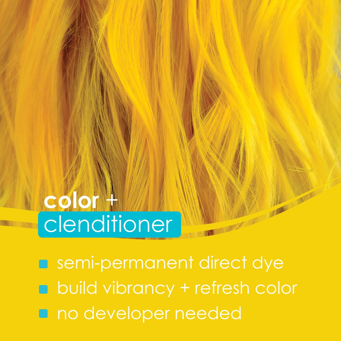 Keracolor Color + Clenditioner 3-in-1 Color-Depositing Conditioner, Gently Cleanses & Conditions, Semi-Permanent Lemon Hair Color, 12 Fl Oz Beauty & Personal Care KERACOLOR