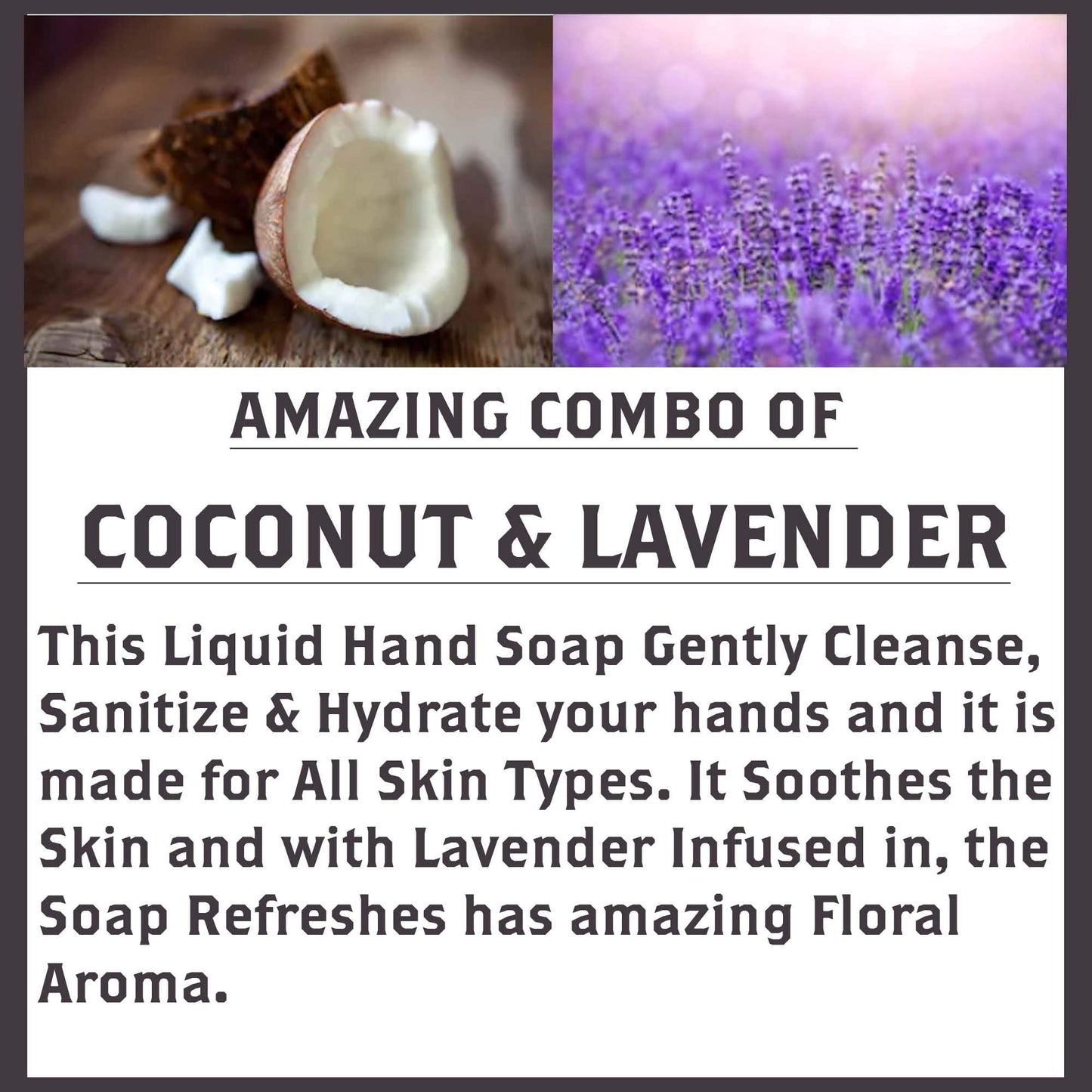 Olivia Care Liquid Hand Soap (18.5 Fl Oz (Pack of 1), Lavender Coconut) Beauty & Personal Care Olivia Care