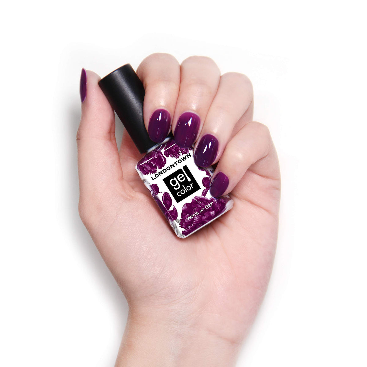 LONDONTOWN UV Gel Nail Polish, Purple Shades, Portobello Plum