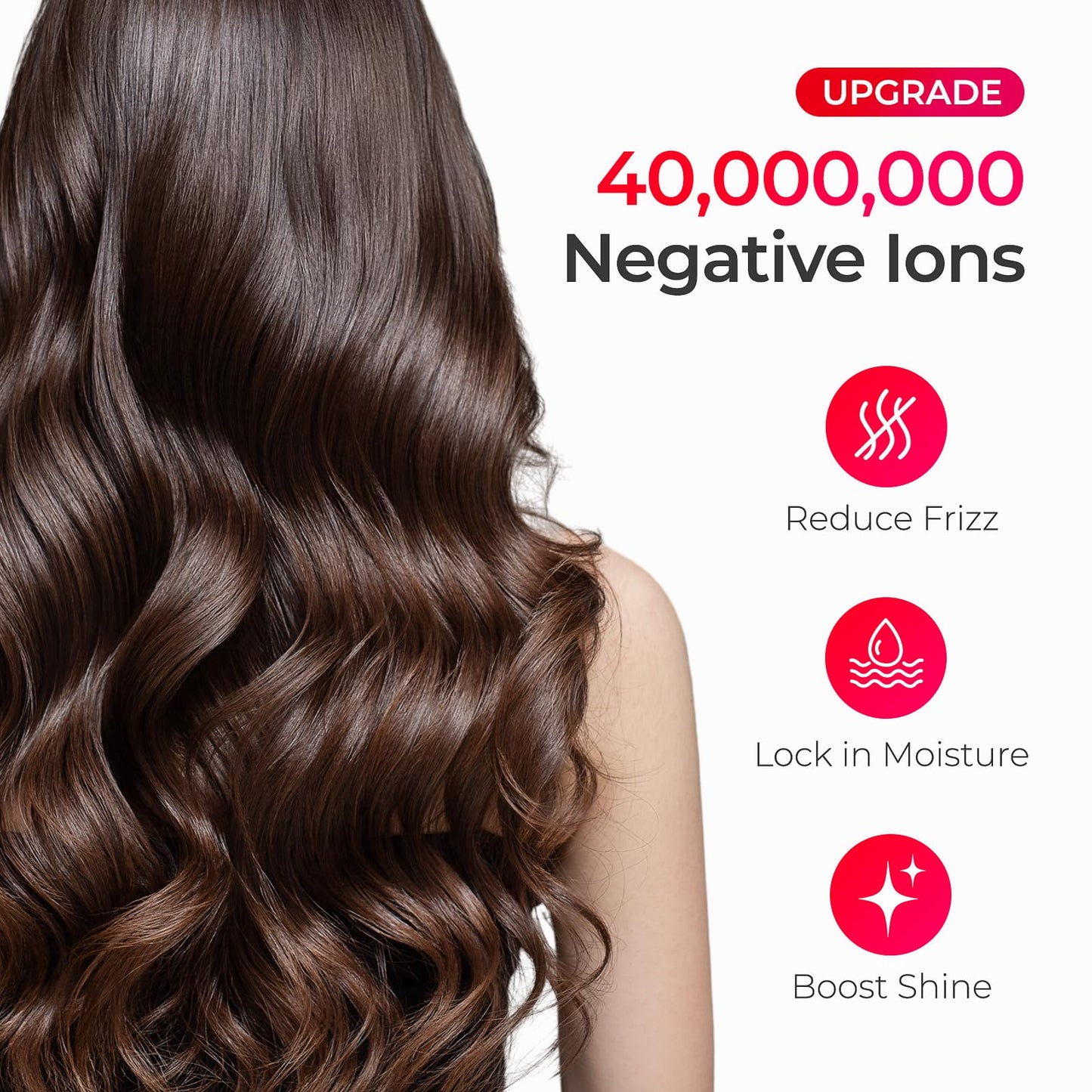 Rotating Automatic Curling Iron -TYMO ROTA Curling Wand for Beach Waves, Long Barrel Ceramic Coating Hair Curler for Women, 40 Million Ionic, 5 Temps Beauty & Personal Care TYMO