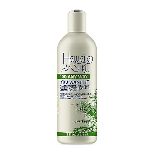 Hawaiian Silky Keratin Cream Curl Activator, 16 fl oz Beauty & Personal Care Hawaiian Silky