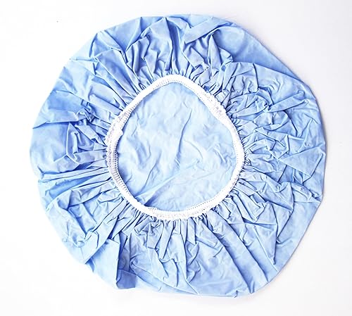 Shower Cap for women regular hair shower cap for Long Hair all Hair Lengths Waterproff (blue) Beauty & Personal Care Art Break