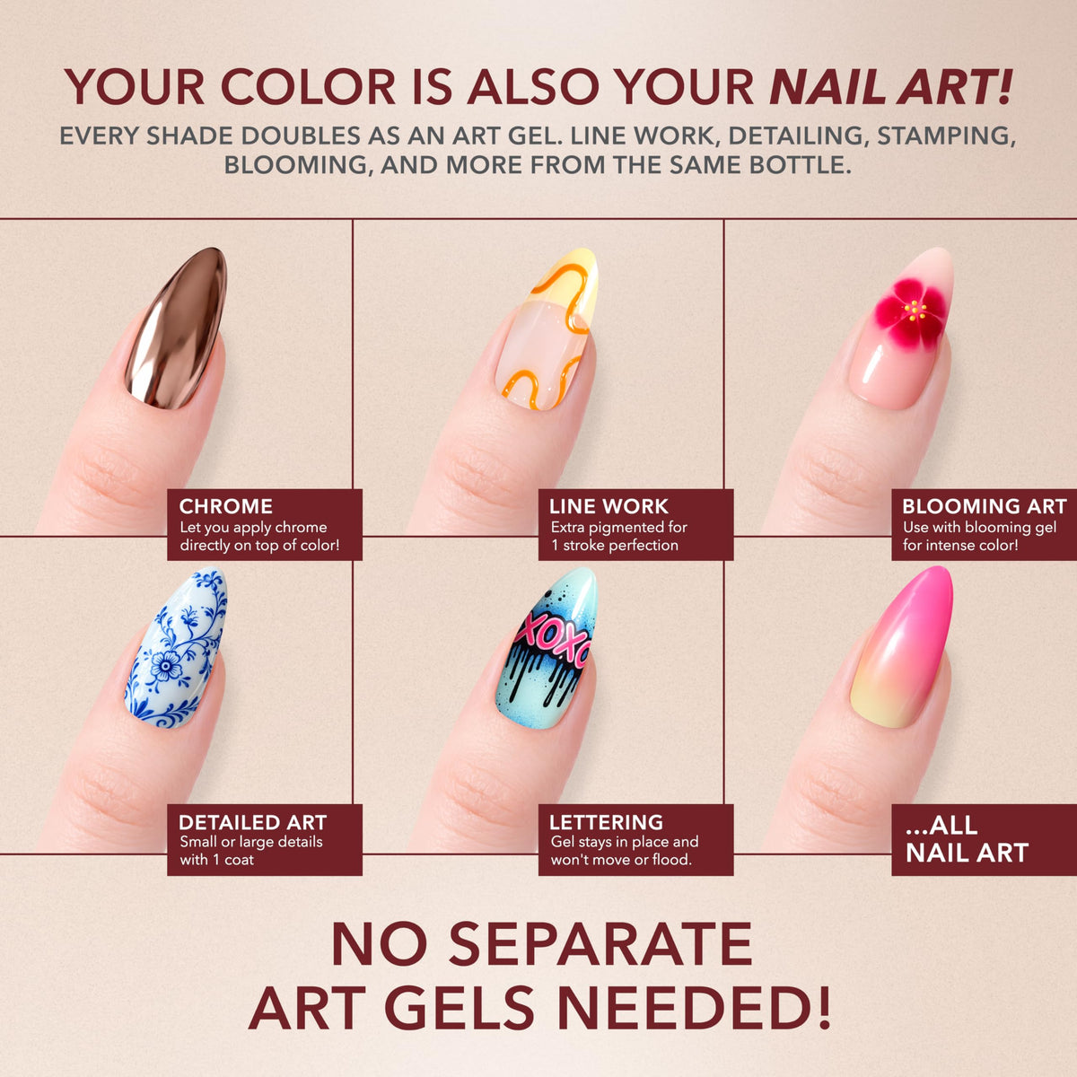 KIARA SKY Gel Pro HEMA-Free Gel Nail Polish | Full Coverage, 28+ Day Wear, Self-Leveling, UV/LED Soak-Off, 0.5 fl oz | Embers Glow #094