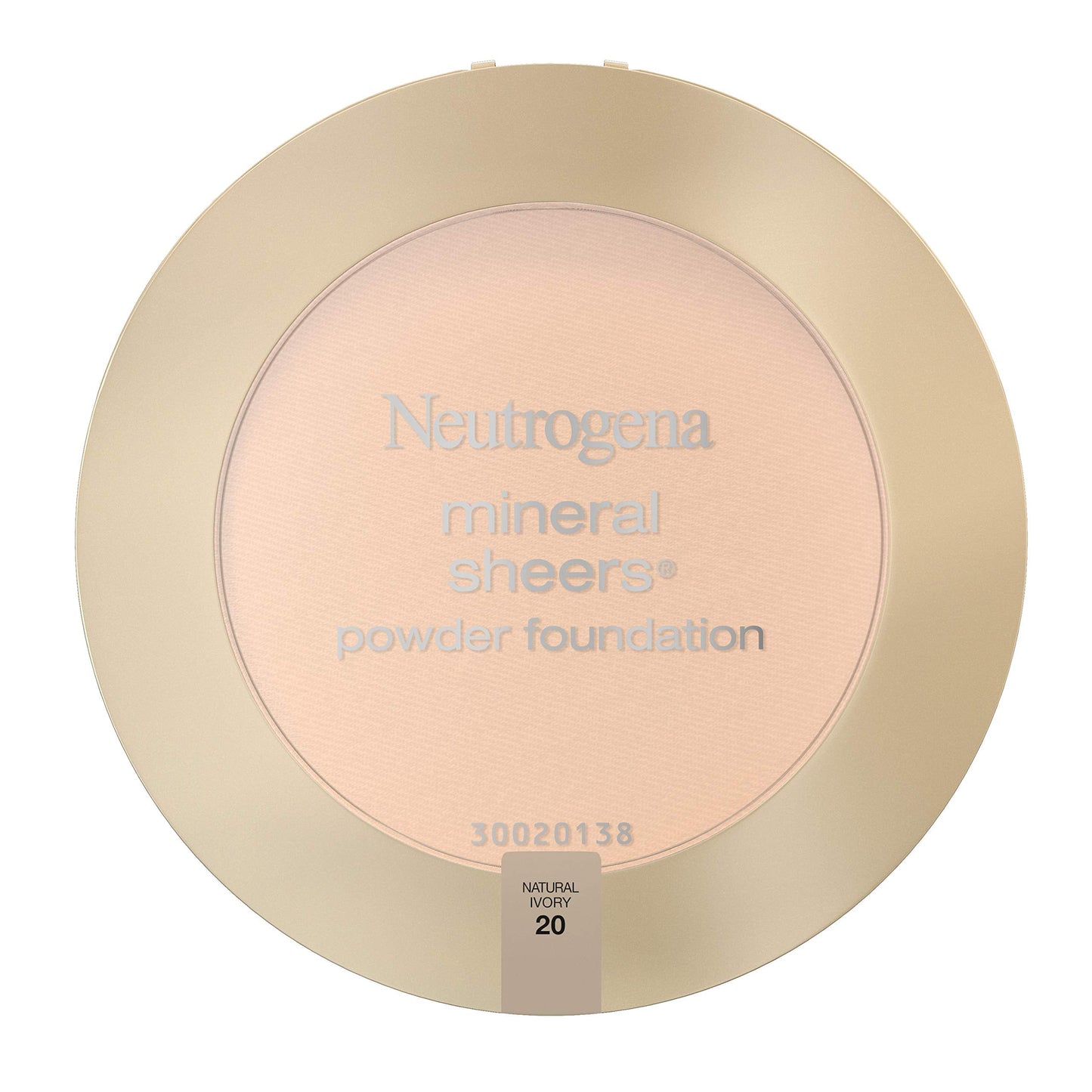 Neutrogena Mineral Sheers Compact Powder Foundation, Lightweight & Oil-Free Mineral Foundation, Fragrance-Free, Natural Ivory 20, .34 oz Beauty & Personal Care Neutrogena