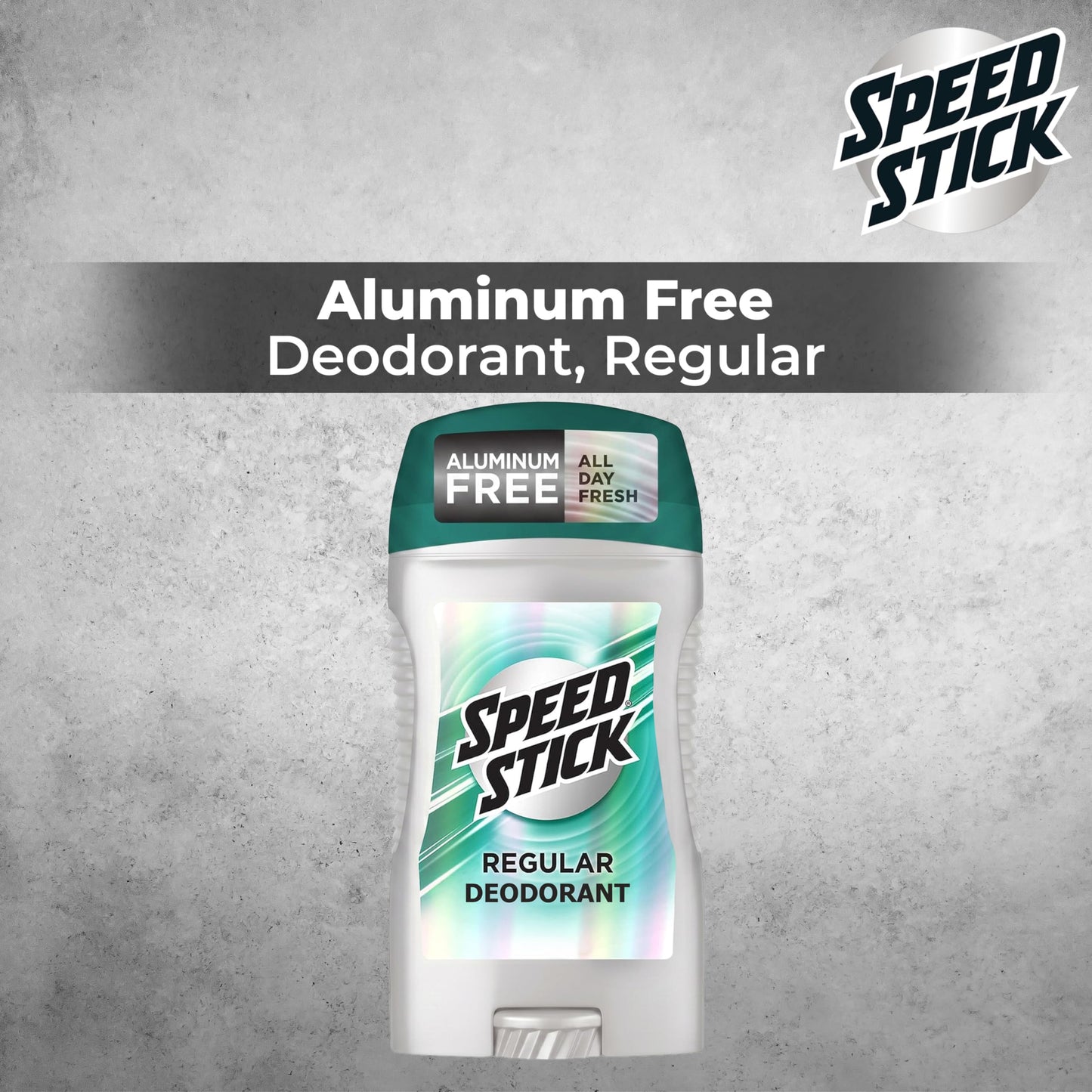 Speed Stick Aluminum Free Men's Deodorant, 24 Hour Odor Protection, Regular, 3 Ounce, 4 Pack Beauty and Personal Care Speed Stick