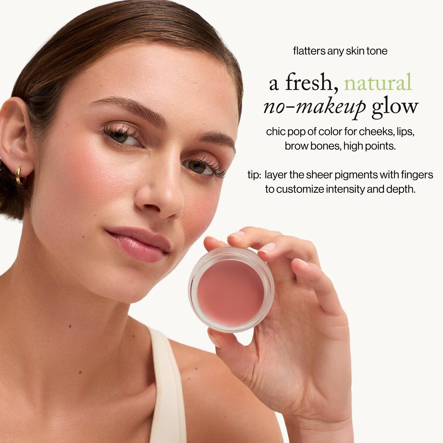 goop Beauty Cream Blush | Sheer Pop of Color for Lips & Cheeks | Vitamin C, Vitamin E & Safflower Oil | Natural Makeup for Glowing Skin | 0.5 oz | Beauty & Personal Care goop