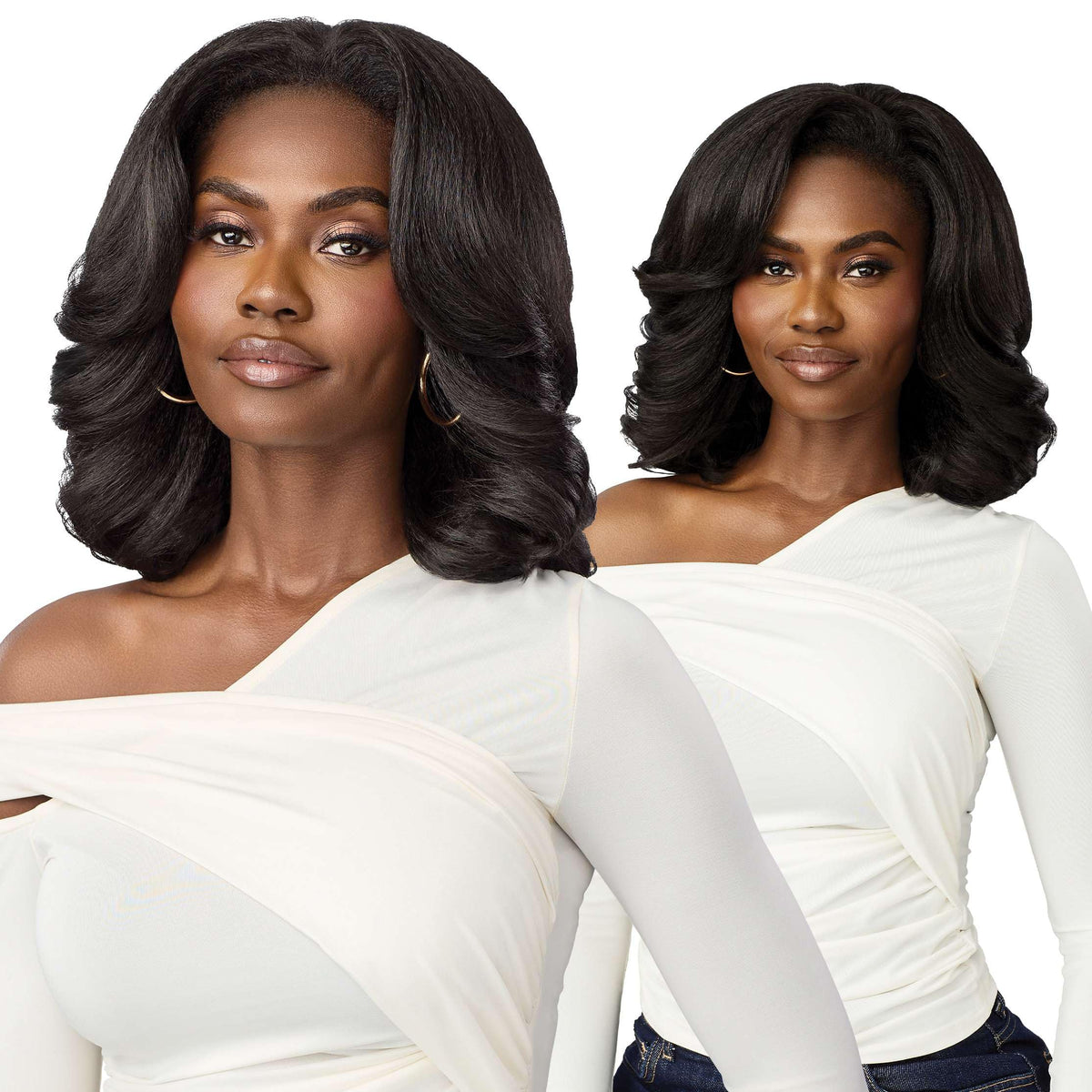 Outre Quick Weave Synthetic Half Wig - Sonata (DARK BROWN 2)