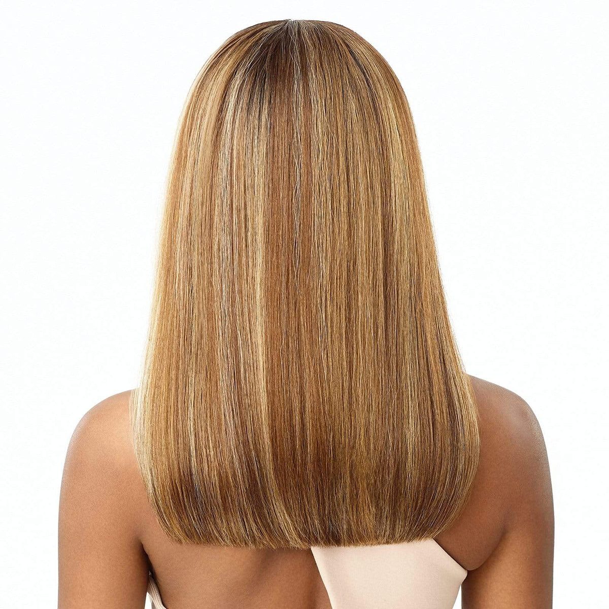 Outre Perfect Hair Line Synthetic 13x4 Faux Scalp Lace Front Wig - LINETTE (Chocolate Swirl)