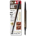 Revlon ColorStay Micro Eyebrow Pencil with Built In Spoolie Brush, Infused with Argan and Marula Oil, Stocking Stuffer for Her, 454 Medium Brown Beauty & Personal Care REVLON