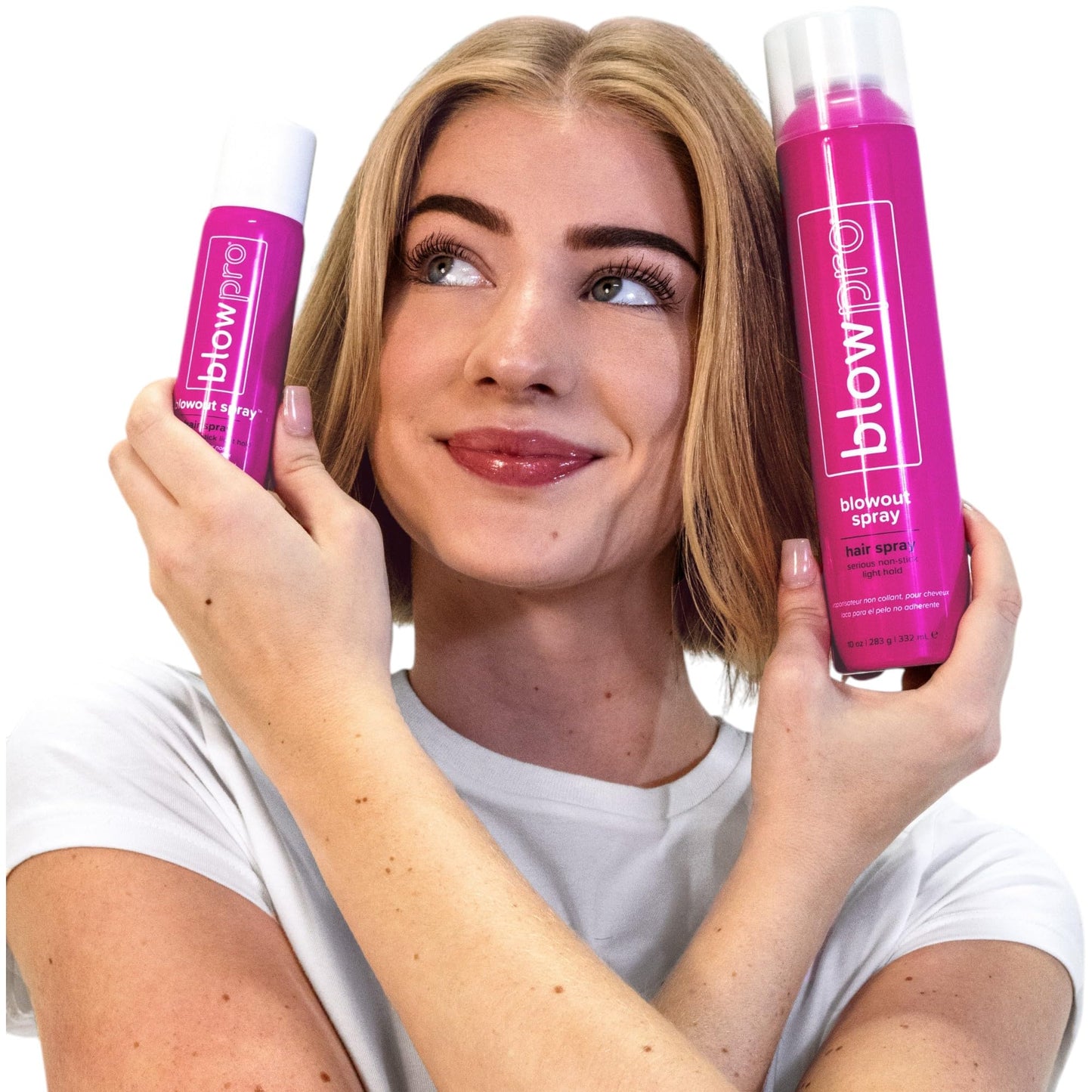 blowpro Blow Out Serious Non-Stick Hairspray, Lasting Moveable Hold, Dries Instantly, Prevents Frizz and Flyaways, Silky Protein adds gloss Beauty & Personal Care blowpro