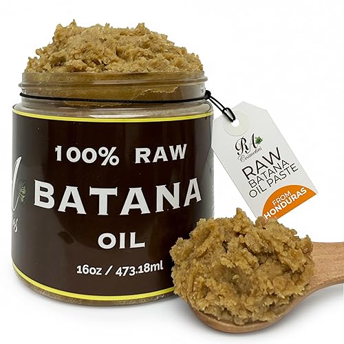RA COSMETICS 100% Natural Unrefined Batana Hair Oil for Healthy Hair, 16 oz | Dr Sebi Batana Oil Hair Moisturizer for Damaged Hair Repair Beauty & Personal Care RA COSMETICS