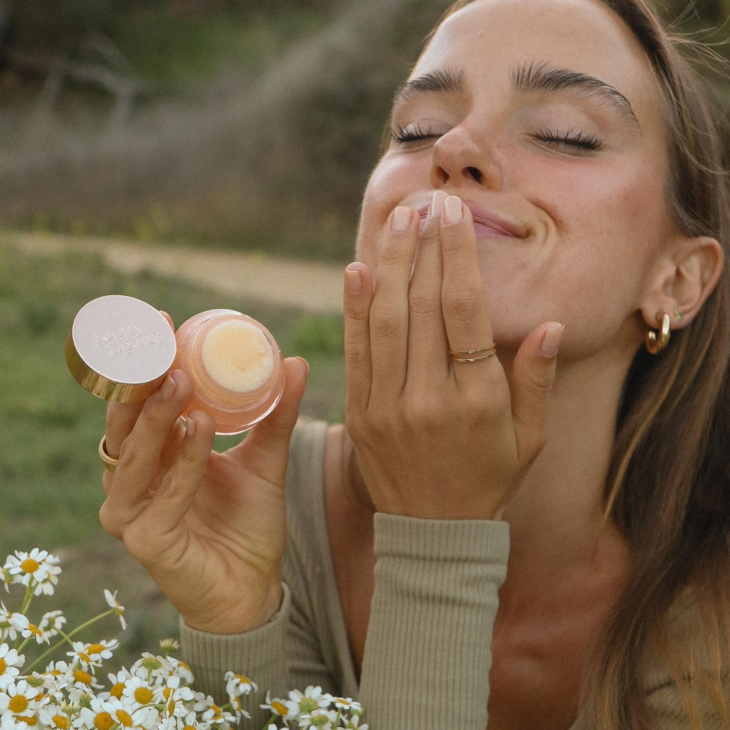 Poppy & Pout Lip Care Set - Lip Balm & Scrub - Sustainable Cardboard Tubes & Glass Jars, All Natural, Beeswax, Coconut Oil, Cruelty Free, Exfoliating Beauty and Personal Care Poppy & Pout